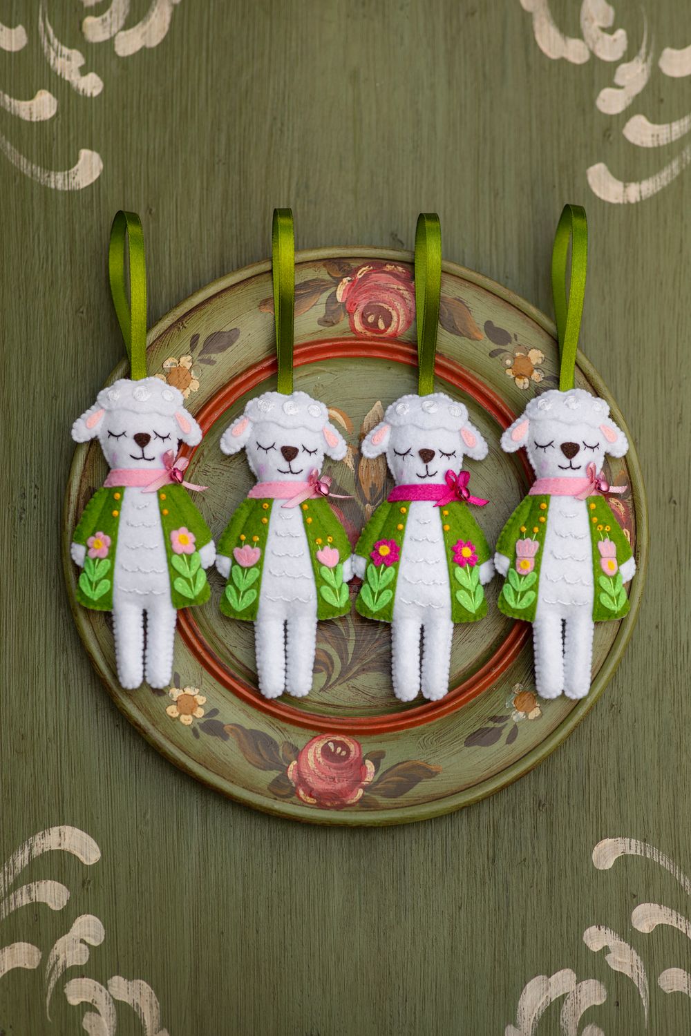 Sheep Handmade Felt Decorations