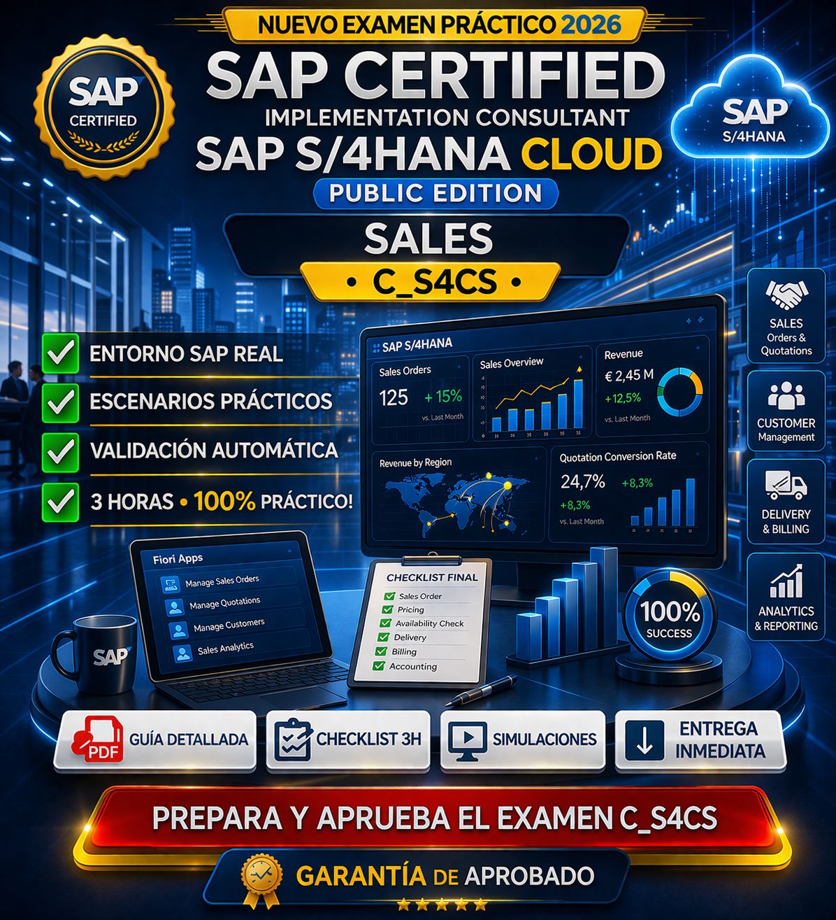 Preparacion Examen Practico SAP SD CLOUD 2026 – C S4CS