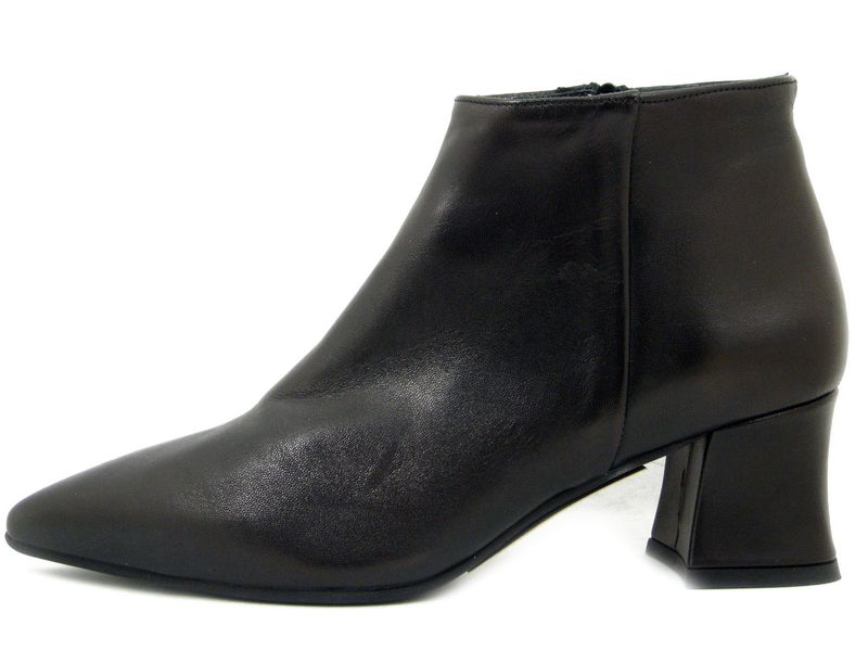 Tronchetti Donna in Pelle Nero, Tacco Medio 5 cm, VERNISSAGE - I4TZ