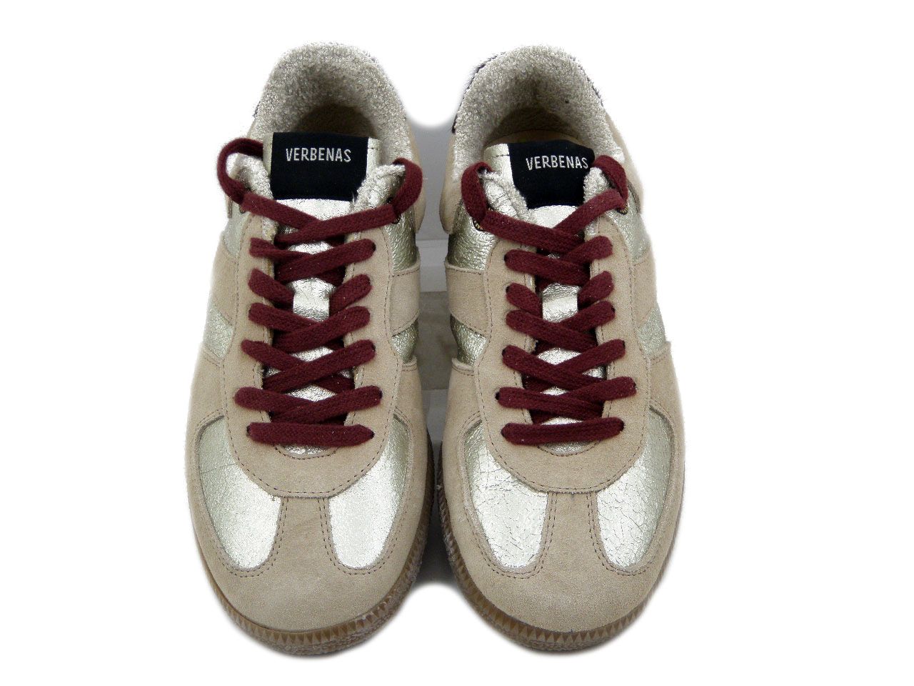 Sneakers Donna Beige con Glitter, VERBENAS - SORA13