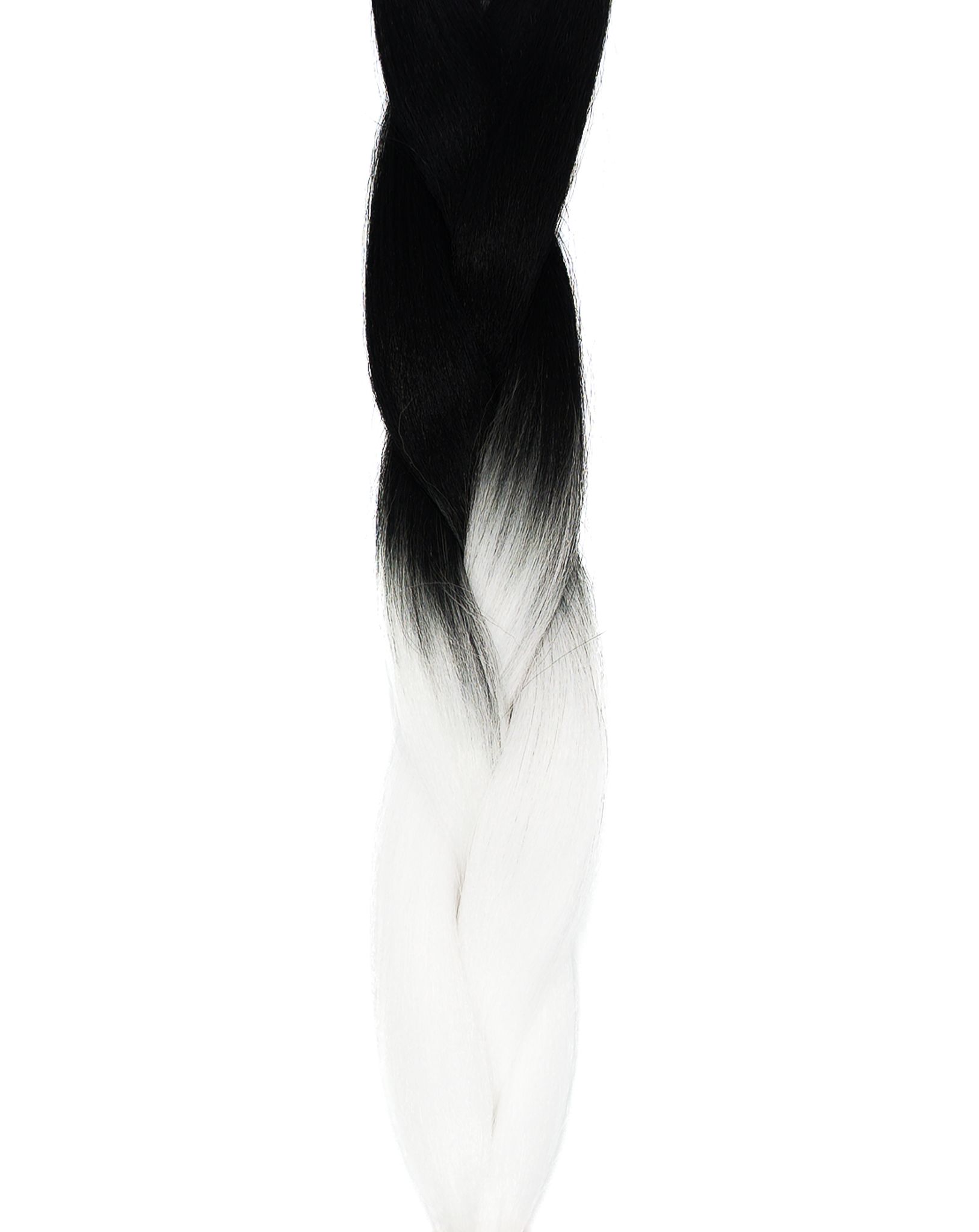 Dark Side - Black to White Ombre Hair