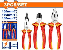 3 Pcs insulated pliers set 3 Pcs insulated pliers set