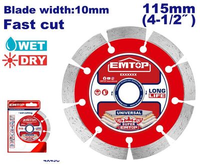 Dry diamond disc
