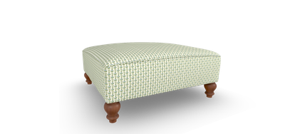 Renelle Bench Ottoman Moss Fabric