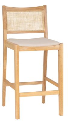 BEAUX NATURAL CANE BARSTOOL