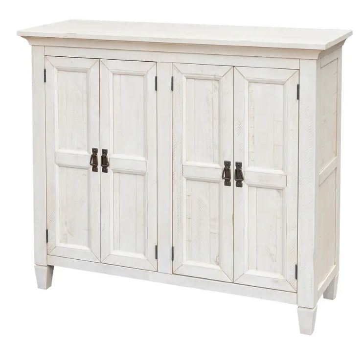 Wheaton Cabinet (Distressed White)