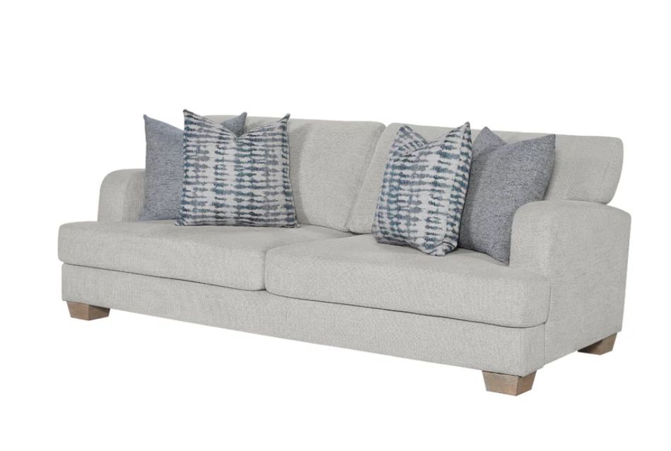 Trilogy Sofa w/ 4 Down Pillows - Birch