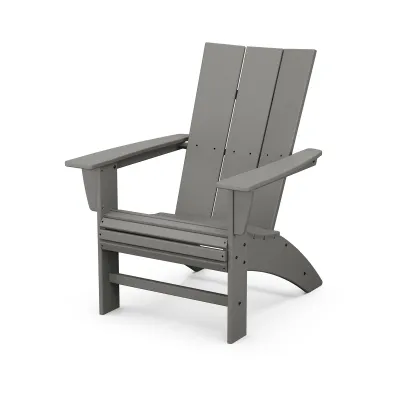 Modern Adirondack Chair Slate Gray
