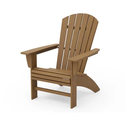 Nautical Curveback Adirondack Chair Natural