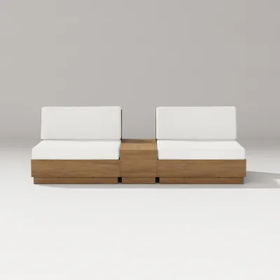Elevate Lounge Chair Set Nat/ Nat Linen