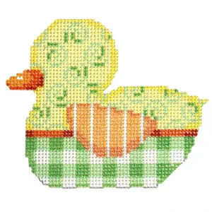 Swirls/Gingham Duckie
