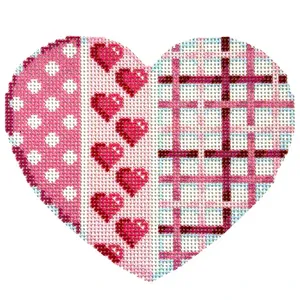 Dot/Heart/Woven Large Heart