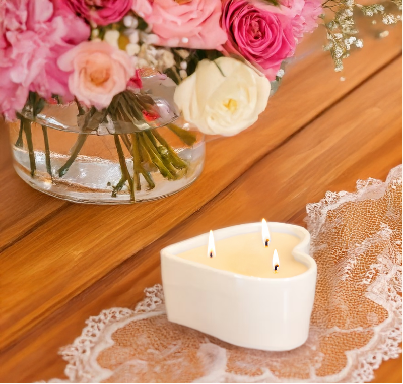 Vanilla Cream Heart Shaped - 10 oz Vanilla Cream Heart Shaped - 10 oz