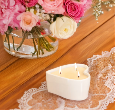 Vanilla Cream Heart Shaped - 10 oz Vanilla Cream Heart Shaped - 10 oz