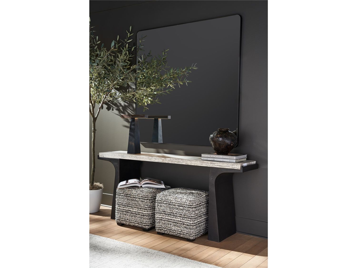 Modern Quill Console Table Modern Quill Console Table