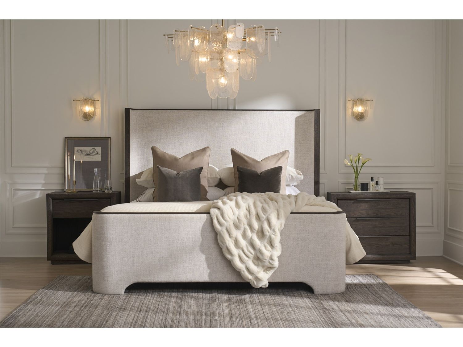 Modern Sable Bed King Modern Sable Bed King