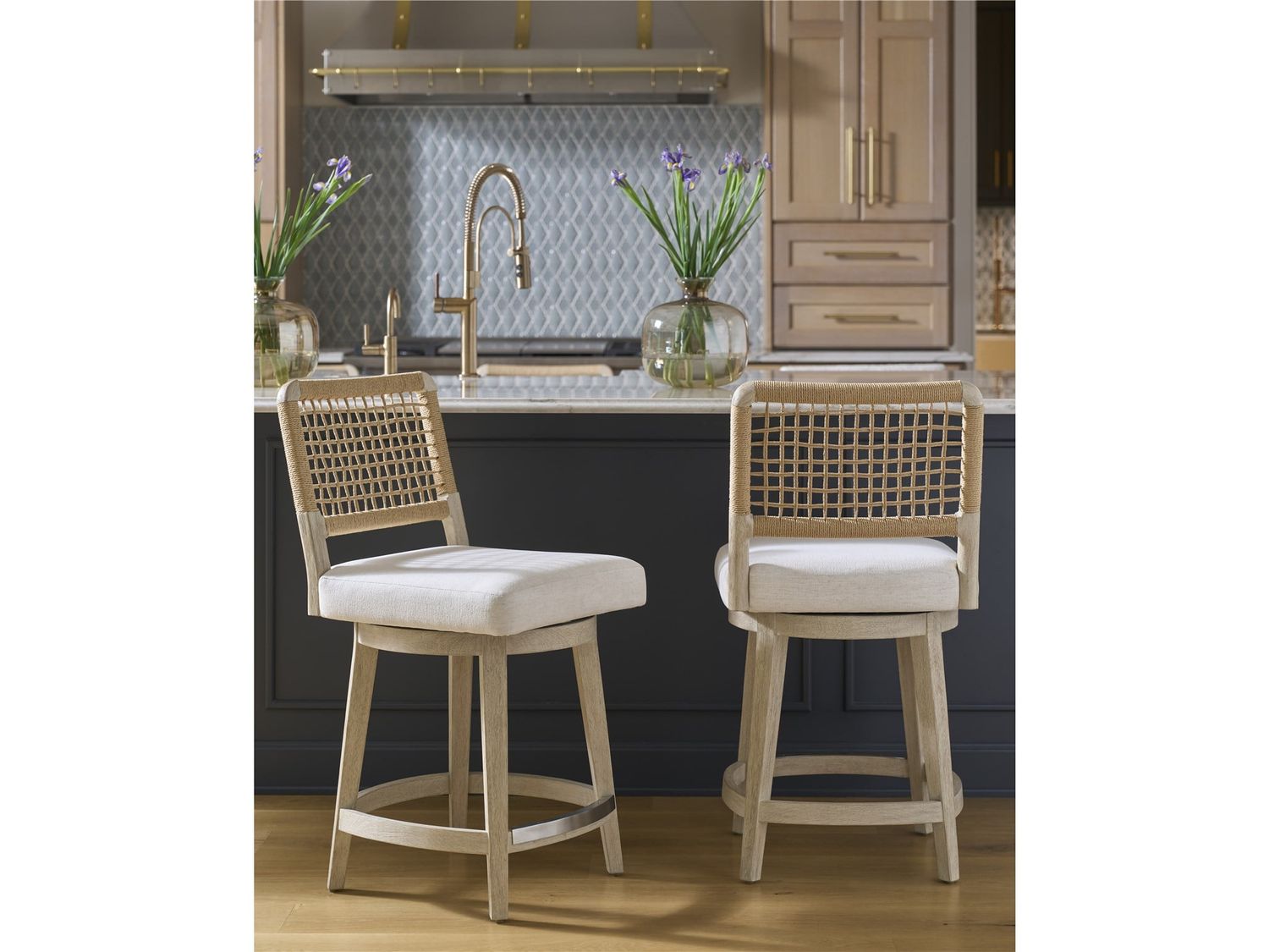 Oasis- Coastal Living Home Collection Dockside Swivel Counter Stool Oasis- Coastal Living Home Collection Dockside Swivel Counter Stool