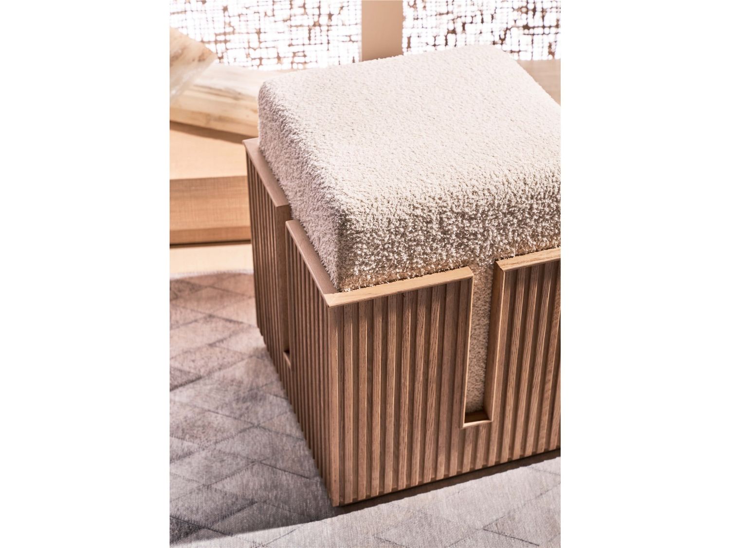 Avaline Carmen Bunching Stool Avaline Carmen Bunching Stool