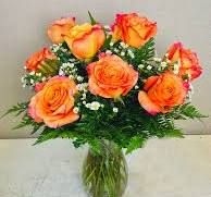 Orange roses available Wed 2-11
