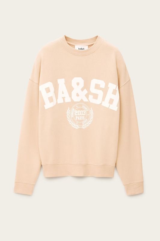 Ba&amp;sh Benjamin Sweatshirt Poudre 1E26BENJ