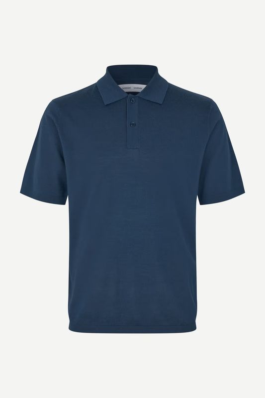 Samsøe Samsøe Sarowan Knit Polo 15477 Insignia Blue