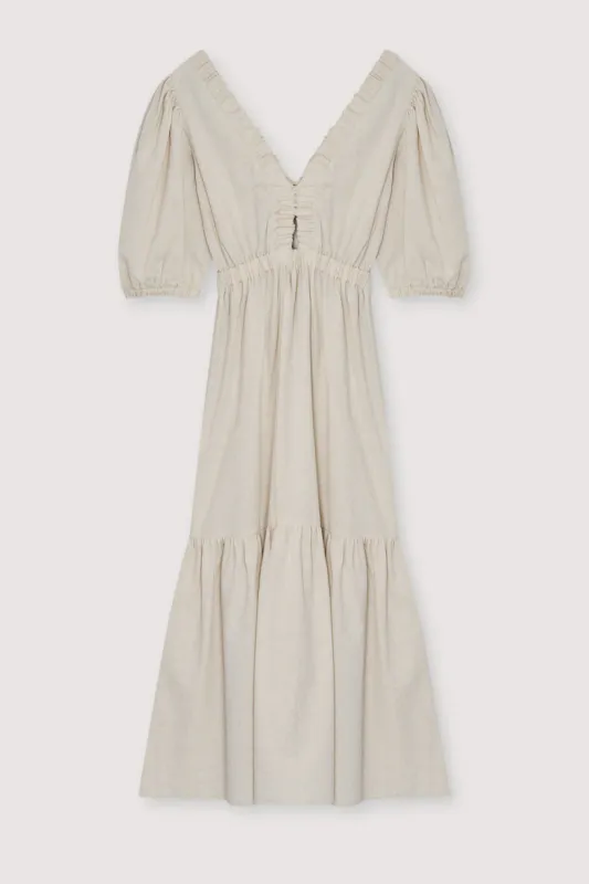 The New Society Aloe Woman Dress Sand Vigore