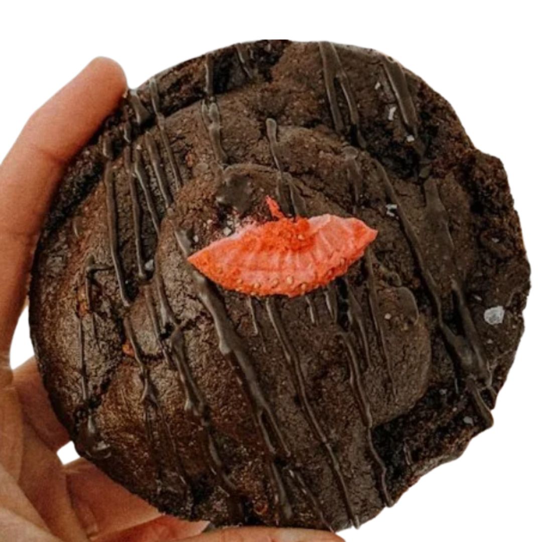 Death of a Strawberry (Dark Cocoa Strawberry Cookie)