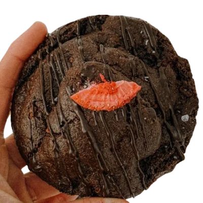 Death of a Strawberry (Dark Cocoa Strawberry Cookie)