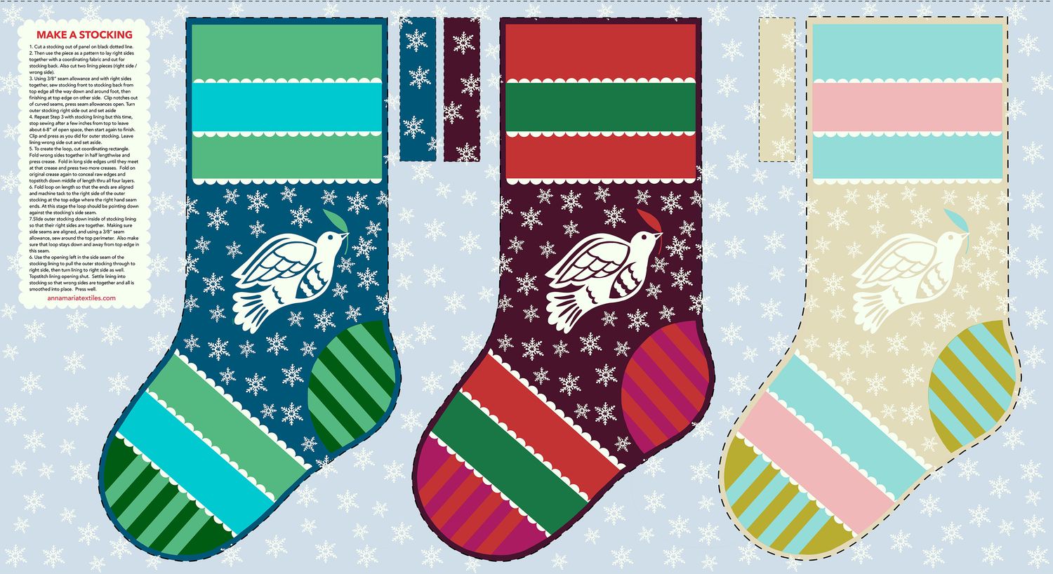 Cozy Christmas Stocking Panel
