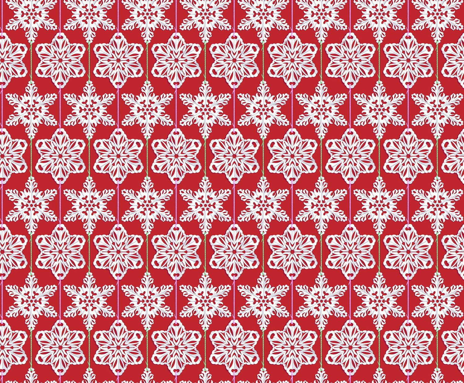 Paperflakes in Red Hot