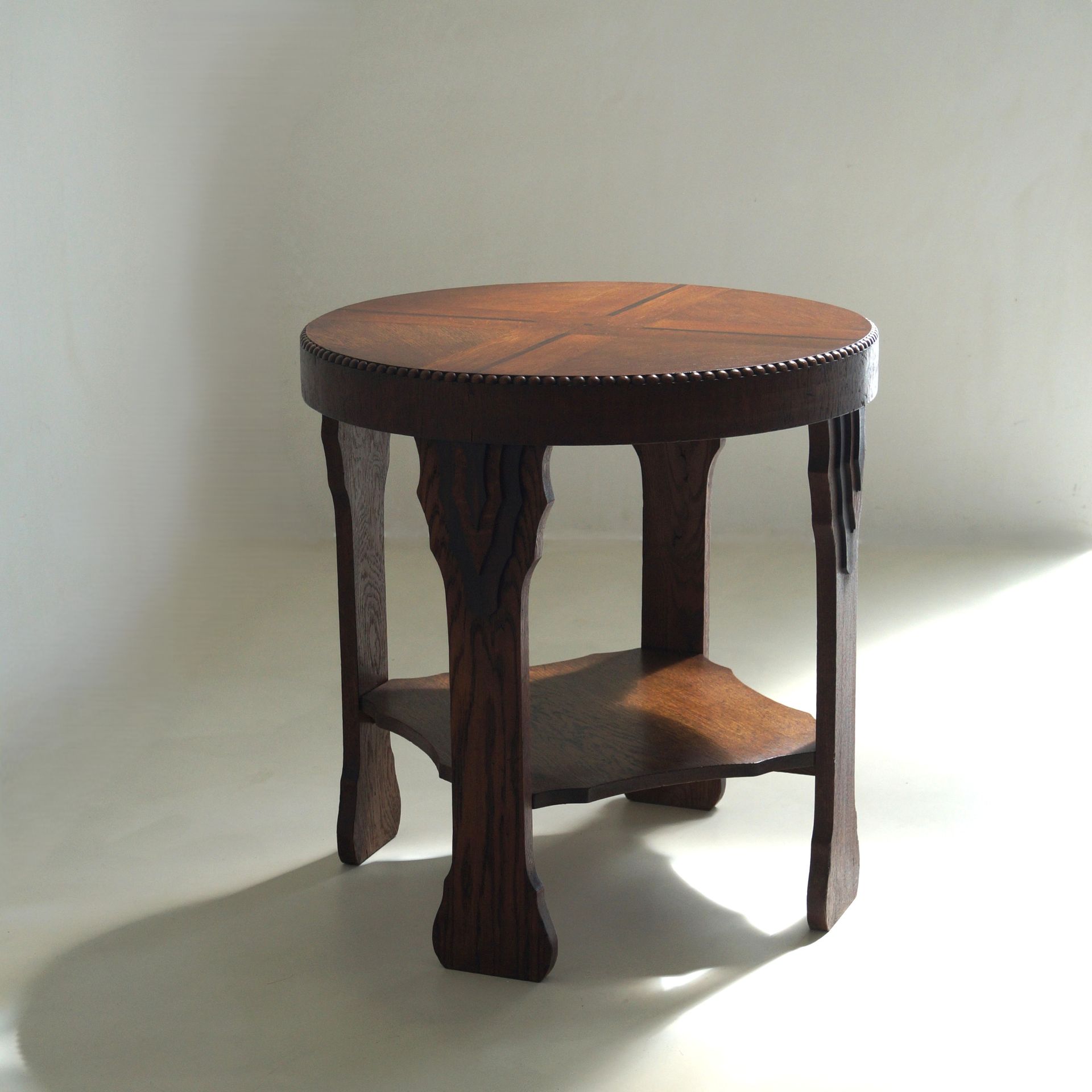 Decorative Dutch Art Deco Amsterdam School table, 1920s