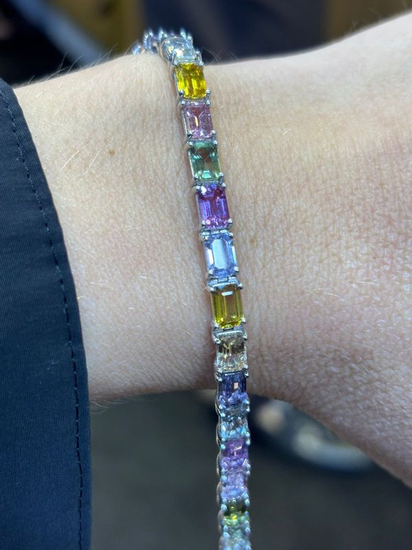 Pulsera Zafiros Multicolor