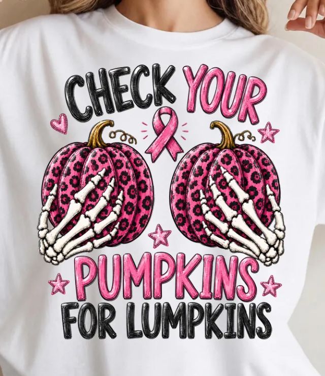 Check Your Pumpkins For Lumpkins Breast Cancer Awareness