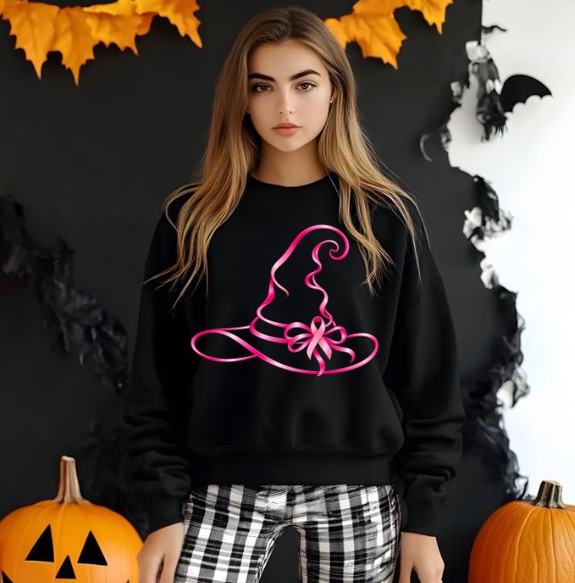 BREAST CANCER AWARENESS WITCH HAT