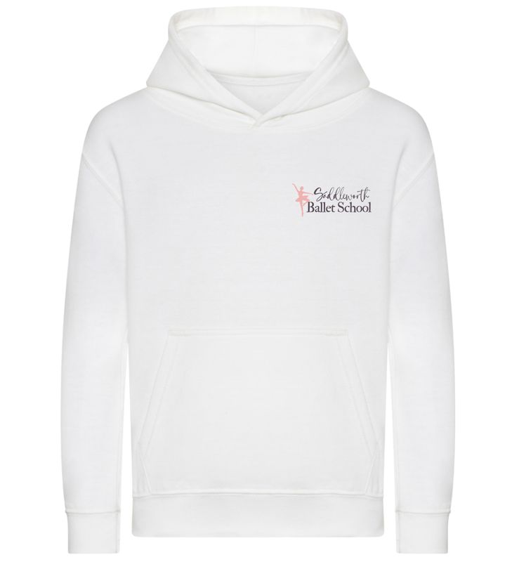 Saddleworth Ballet School White Hoodie - Kids