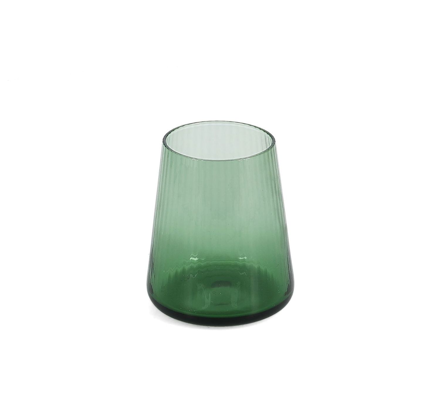 S&P Glas 30cl donkergroen Ray - set/4