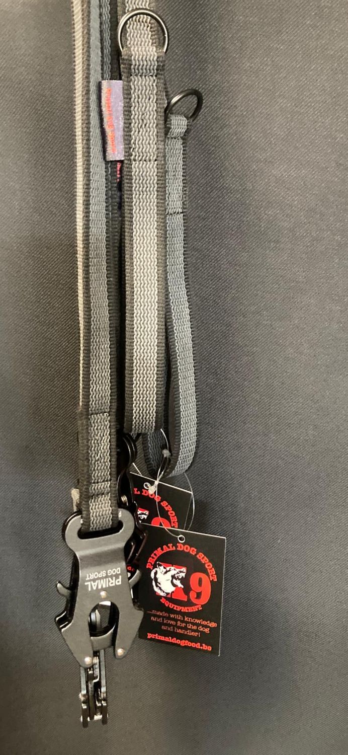 Primal Dog Sport K9 Antisliplijn met Metalen Kong Frog-sluiting Art. Nr. 00636