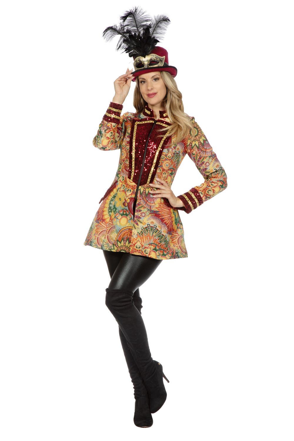 Luxe gobelin jas pailletten