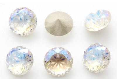 14mm Rivoli: Crystal Moon Lotus 