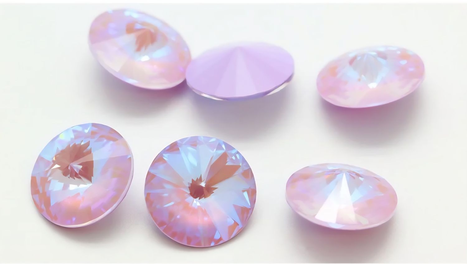 14mm Lavender Delite Rivoli