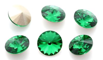 14mm Majestic Green Rivoli