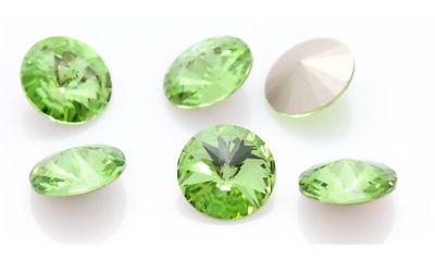 14mm Peridot Rivoli