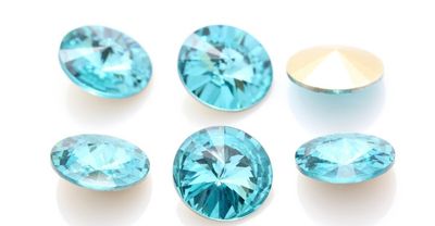 18mm Aquamarine Rivoli