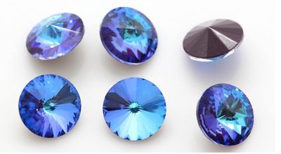 18mm Burgundy DeLite Rivoli