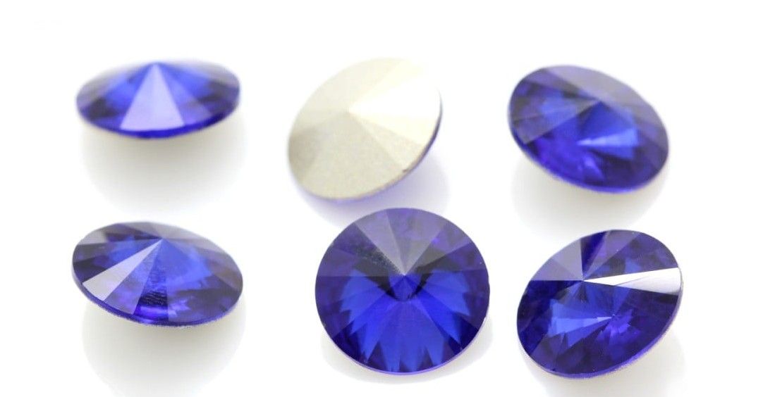 18mm Capri Blue Rivoli