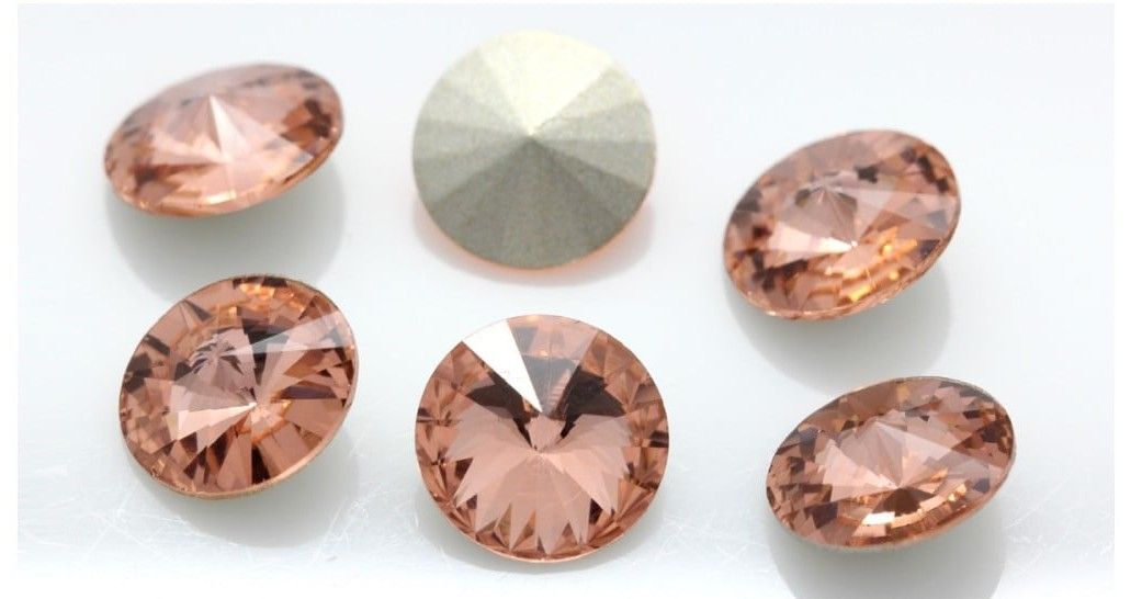 18mm Padparadscha Rivoli