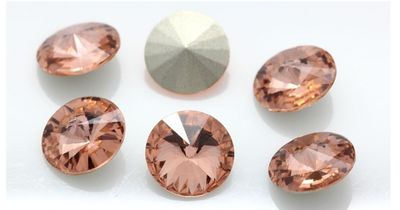 18mm Padparadscha Rivoli