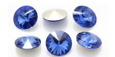 18mm Sapphire Rivoli