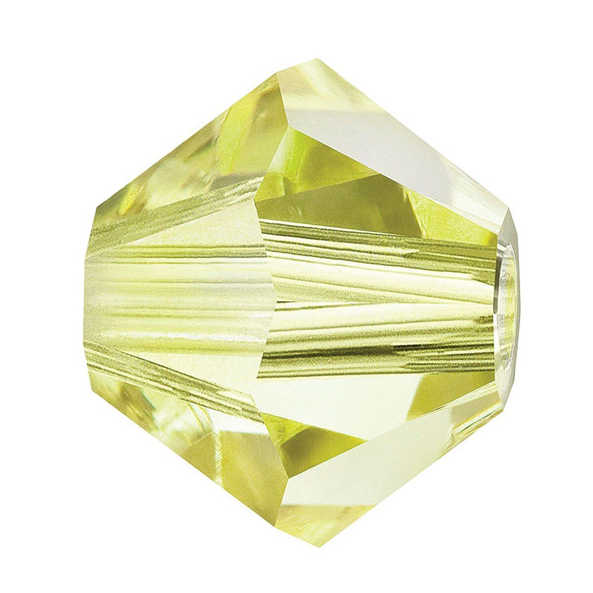 4mm Bicone: Acid Yellow 24pcs 4mm Bicone: Acid Yellow 24pcs