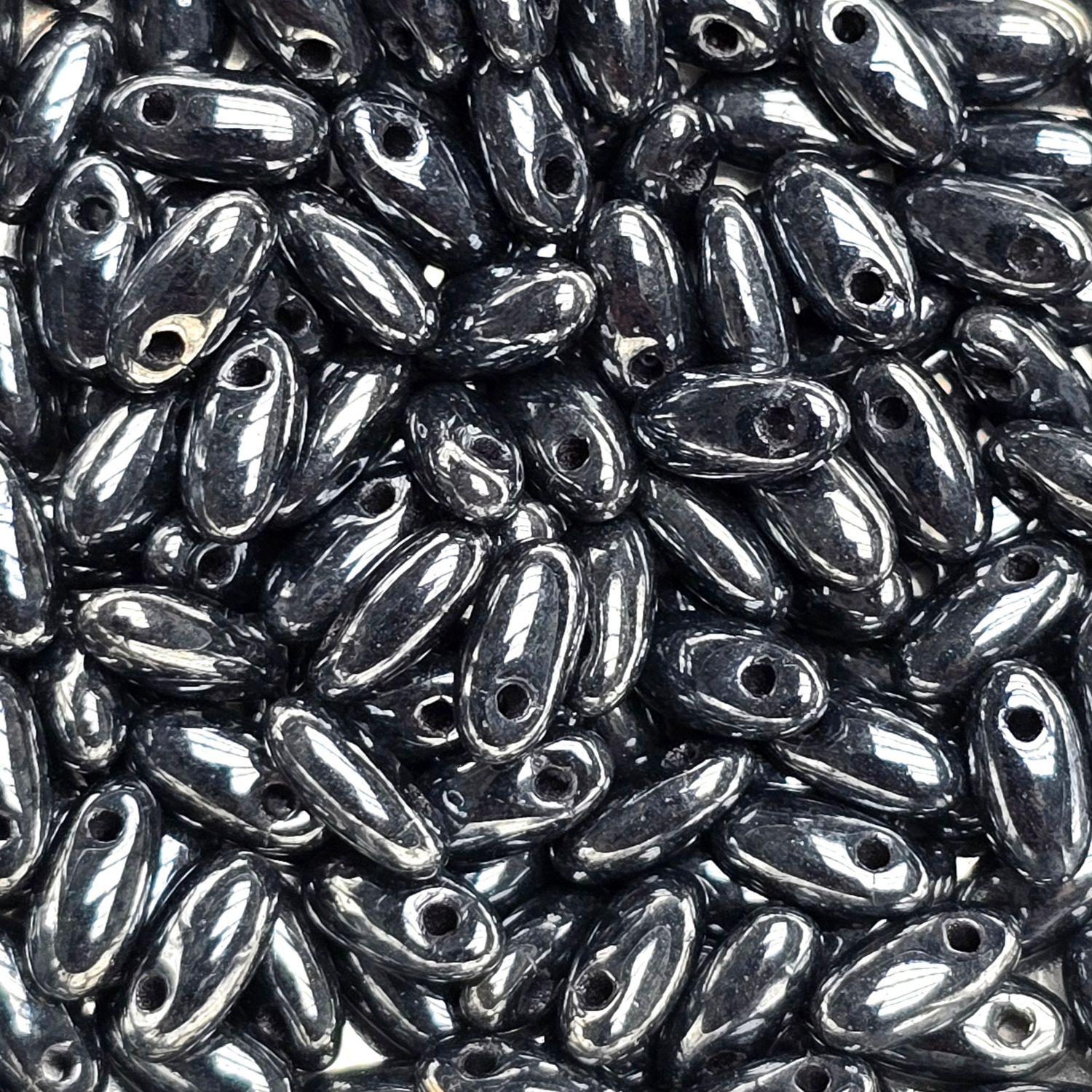 Rizo Beads: Hematite 